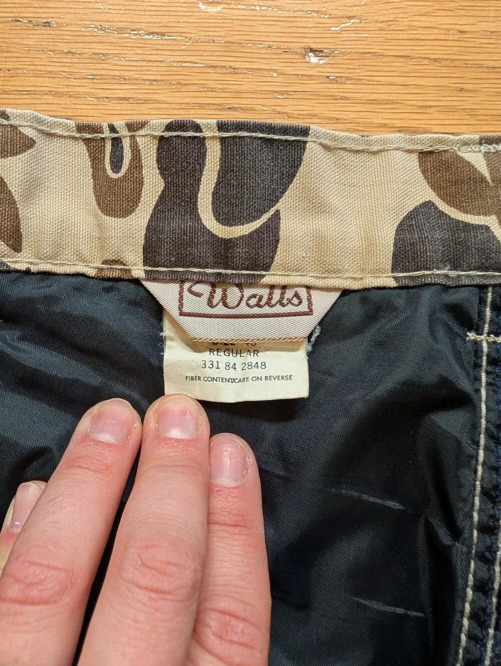 Vintage 80-90s Walls Blizzard Pruf Camo Hunting Pants Outdoor Utility Trousers